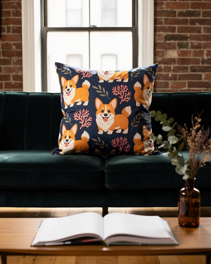 Autumn Bloom Corgis