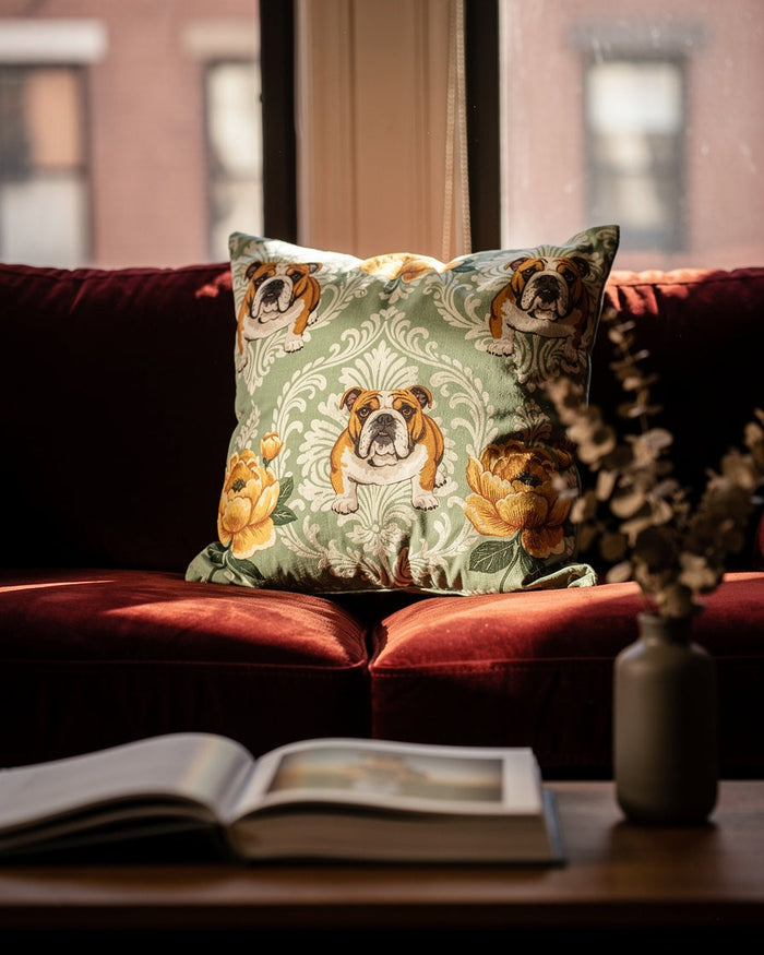 Baroque Blooms Bulldog