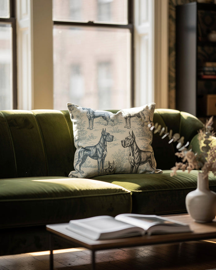 Blue Toile Danes