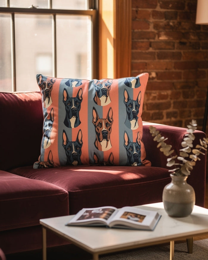 Retro Stripe Great Danes