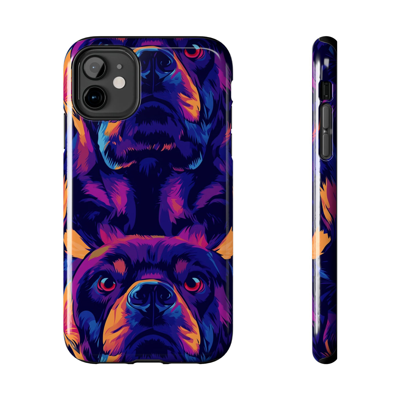 Neon Dreams Rottweiler Phone Case