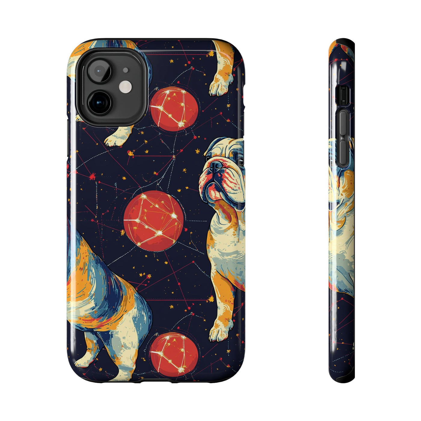 Cosmic Bulldog Constellation Phone Case
