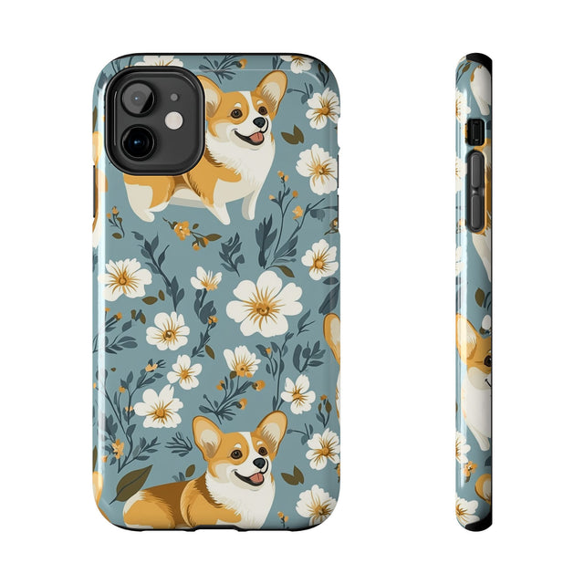 Meadow Bloom Corgis Phone Case