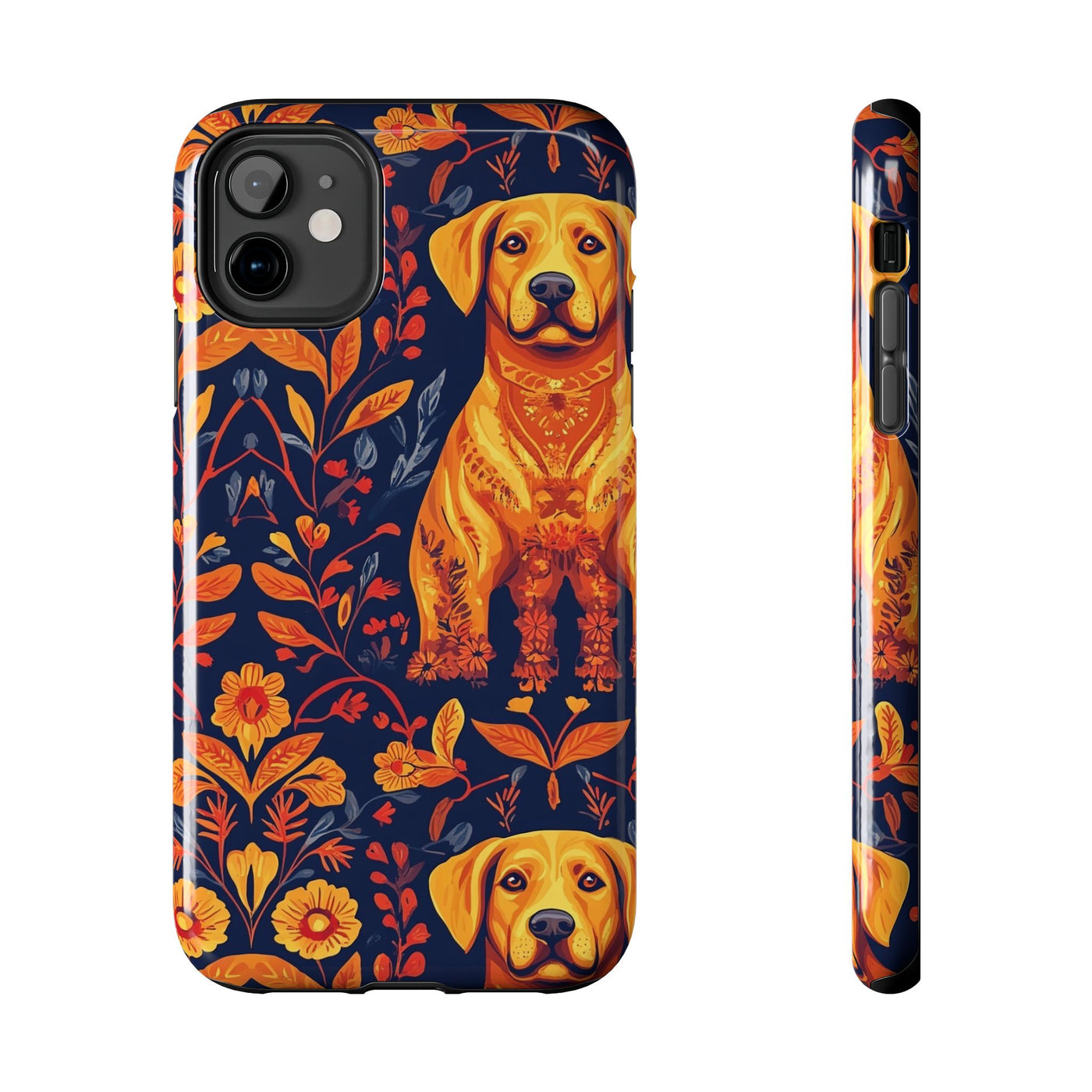 Autumn Folk Tale Labrador Phone Case