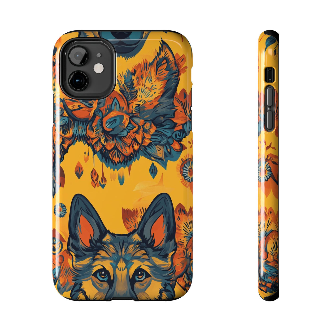 Teal Blaze Shepherds Phone Case