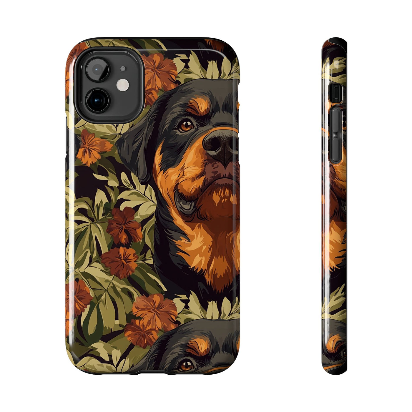 Tropical Sunset Rottweilers Phone Case