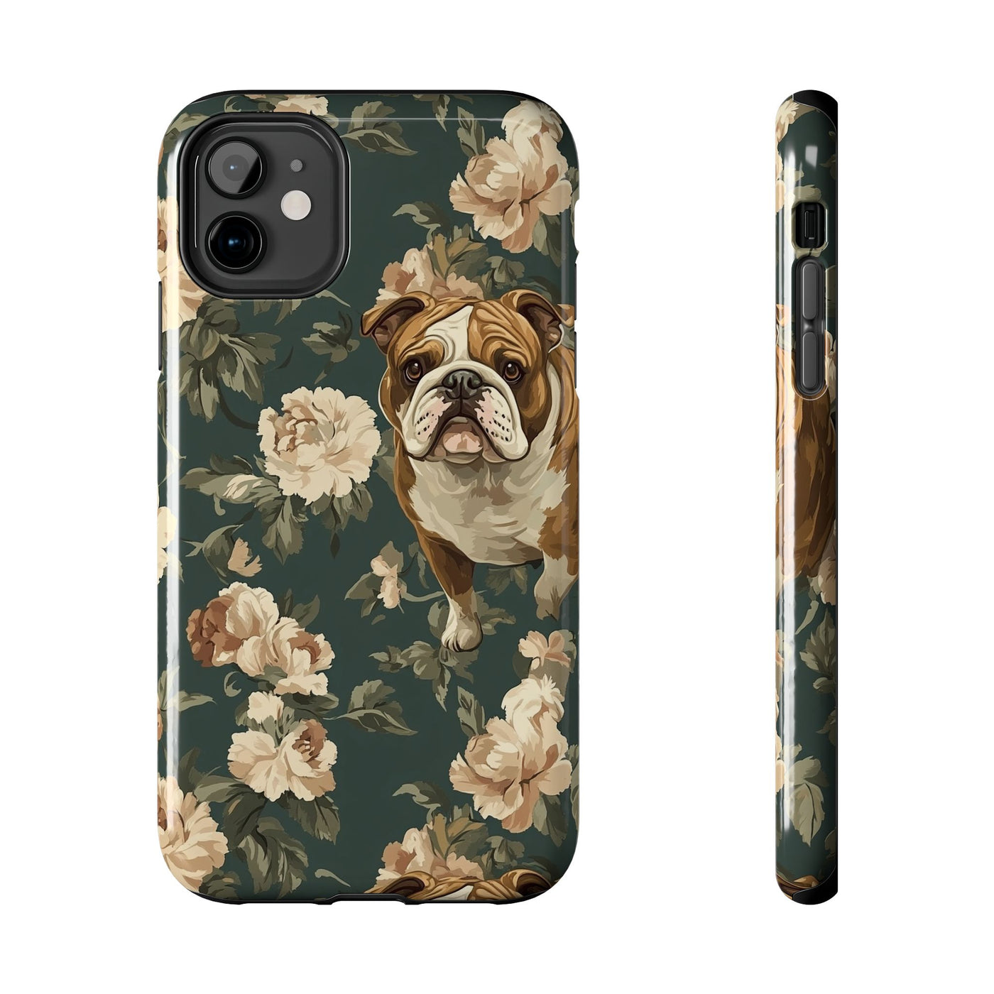 Teal Garden Bulldogs Phone Case
