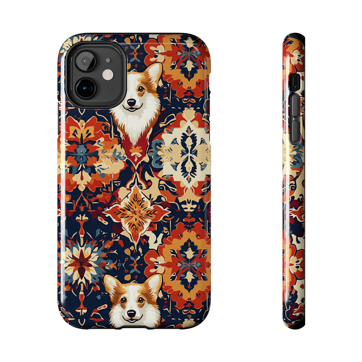 Persian Garden Corgis Phone Case