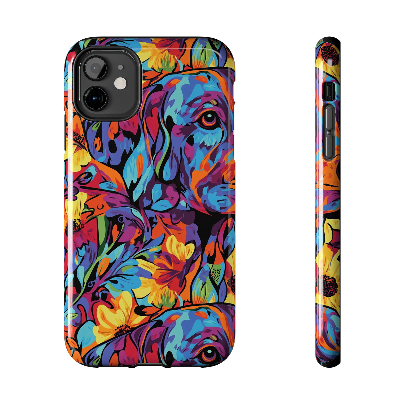 Psychedelic Garden Labrador Phone Case