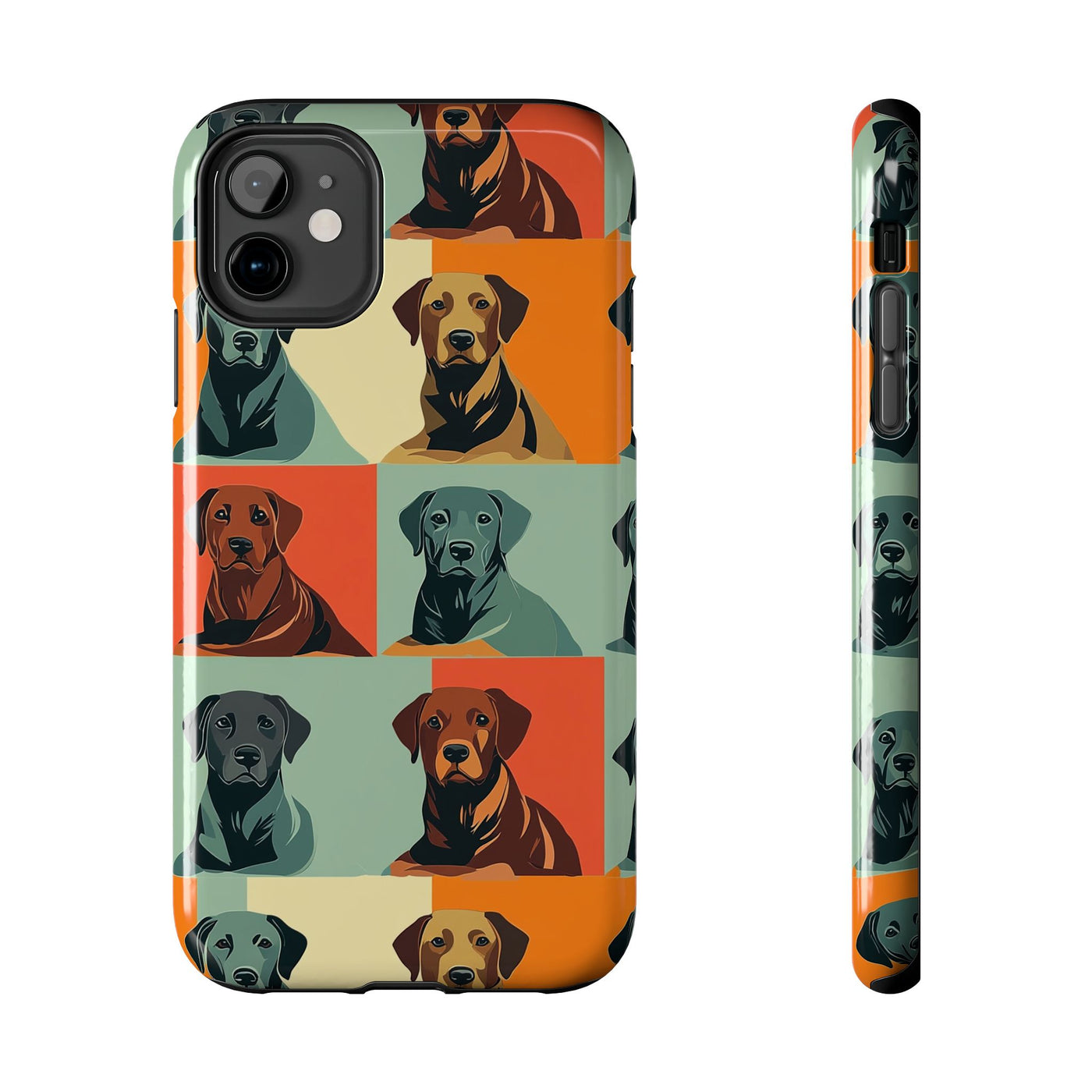 Retro Pop Labradors Phone Case