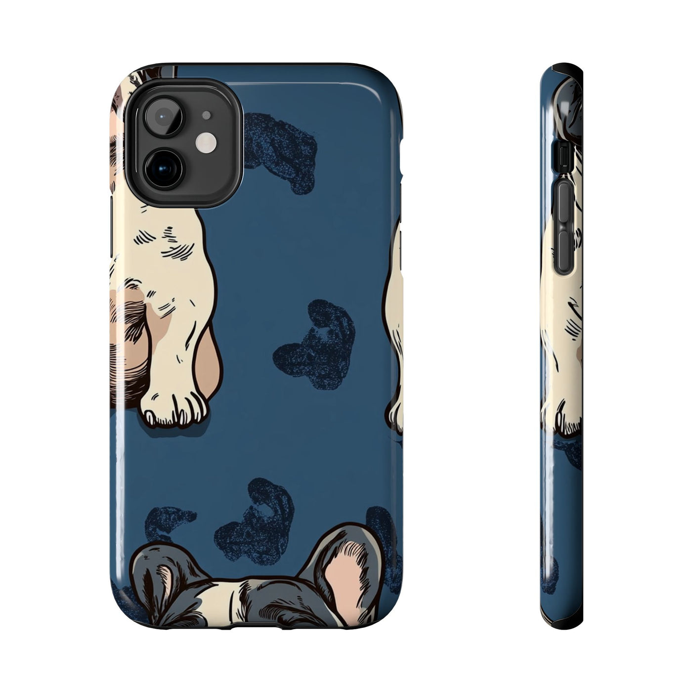 Cobalt Dreams Frenchies Phone Case