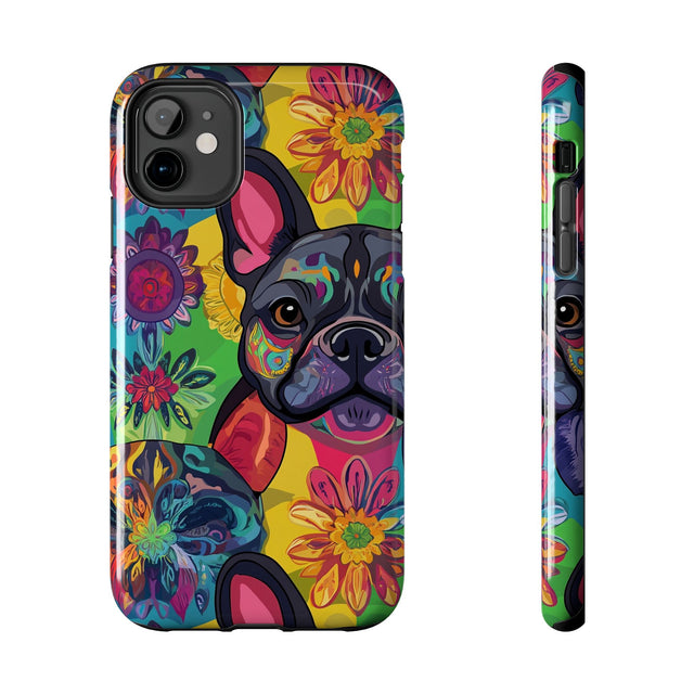 Rainbow Kaleidoscope Frenchies Phone Case