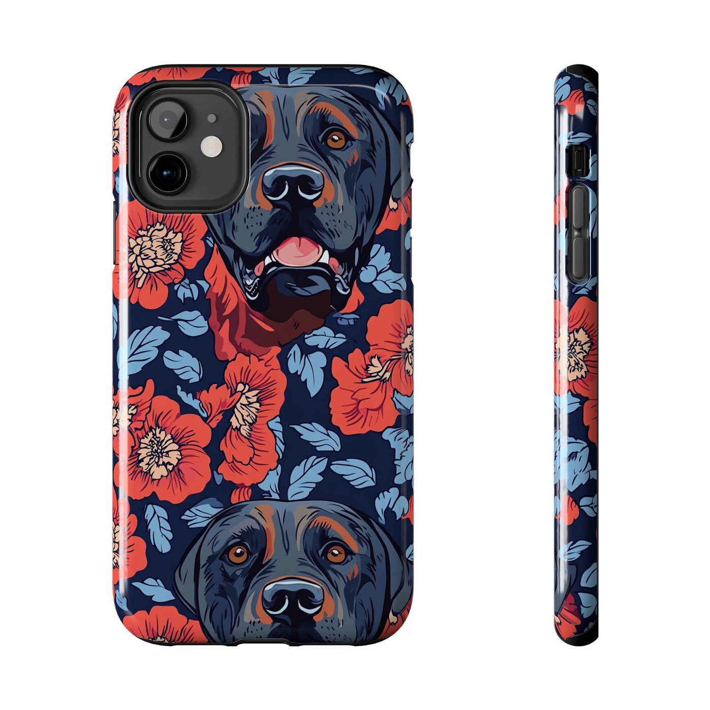 Coral Garden Rottweiler Phone Case