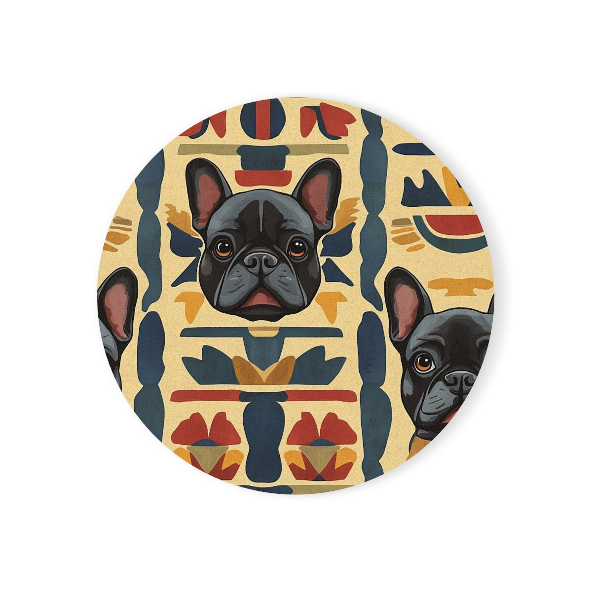 Ancient Egyptian Frenchies Coasters