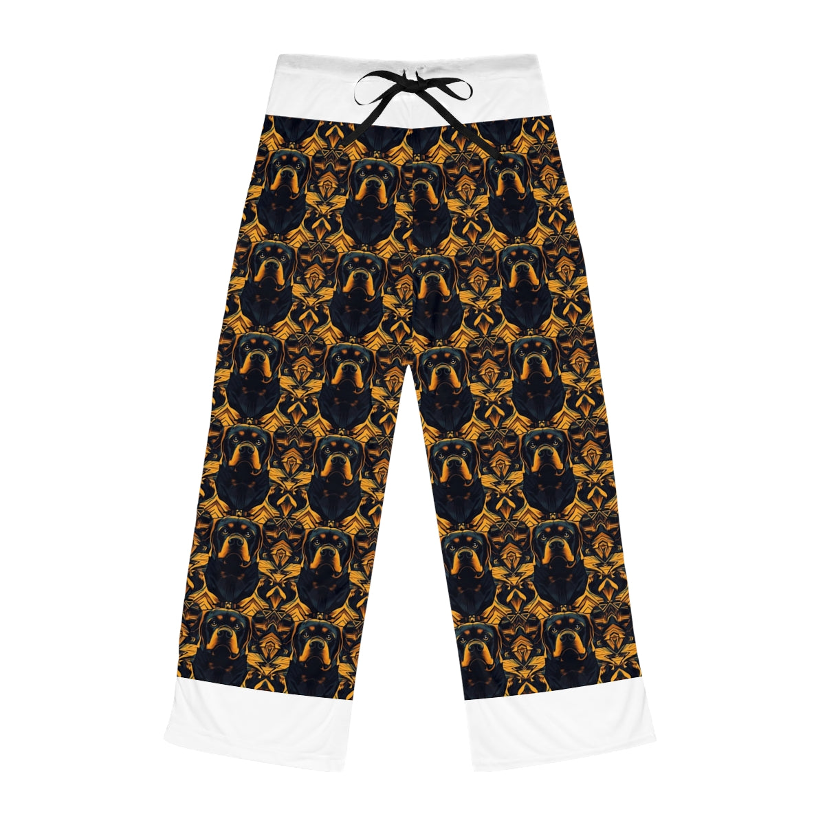 Art Deco Rottweiler Royalty Pajama Pants