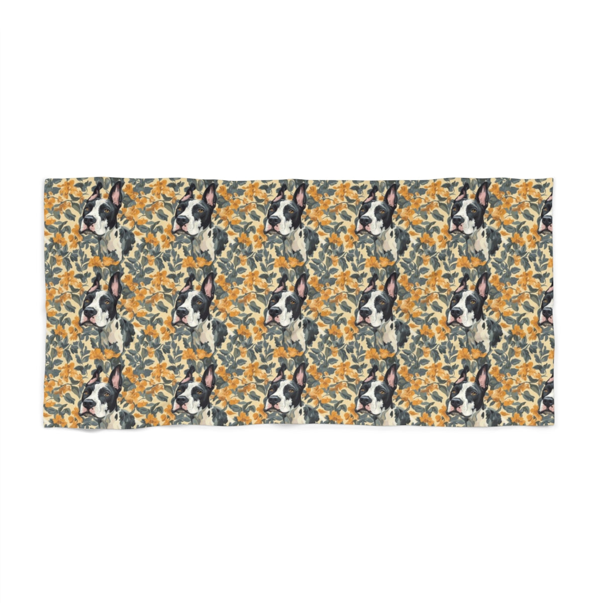 Autumn Bloom Dane Beach Towel