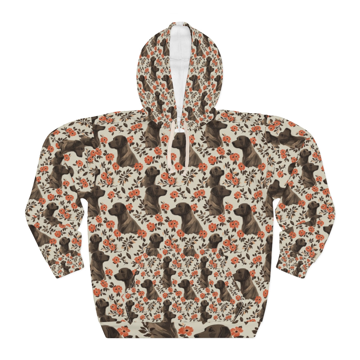 Autumn Bloom Labradors Hoodie