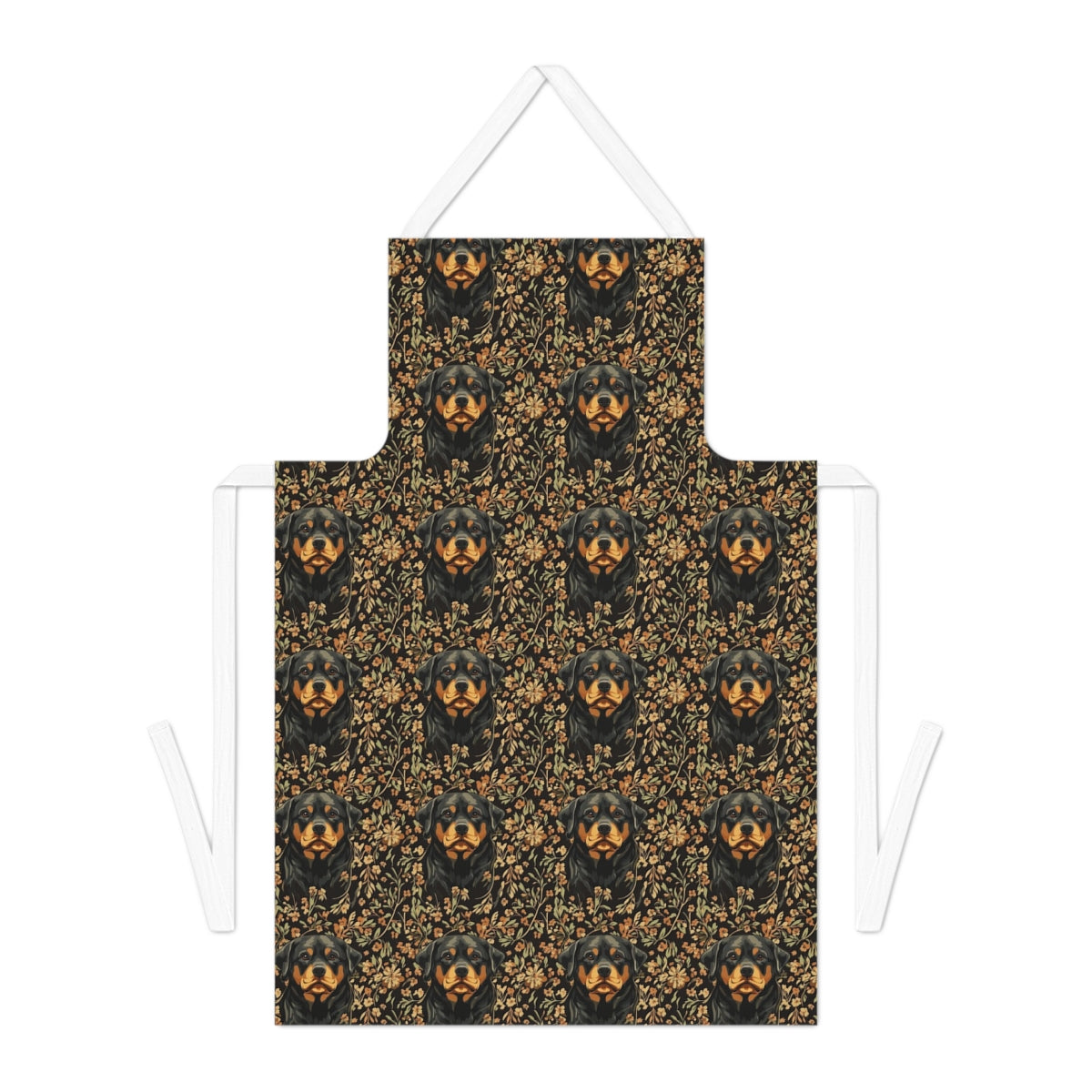 Autumn Blooms Rottweiler Apron