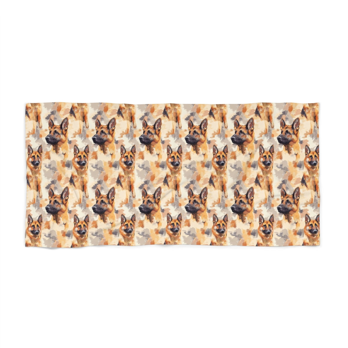 Autumn Brushstrokes Beach Towel
