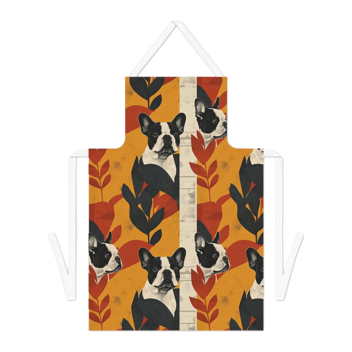 Autumn Collage Frenchies Apron