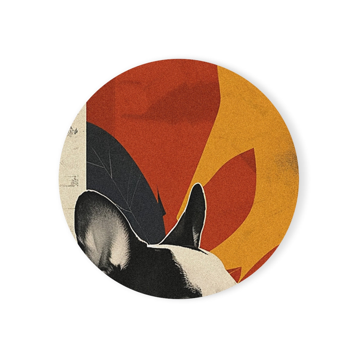 Autumn Collage Frenchies Coasters