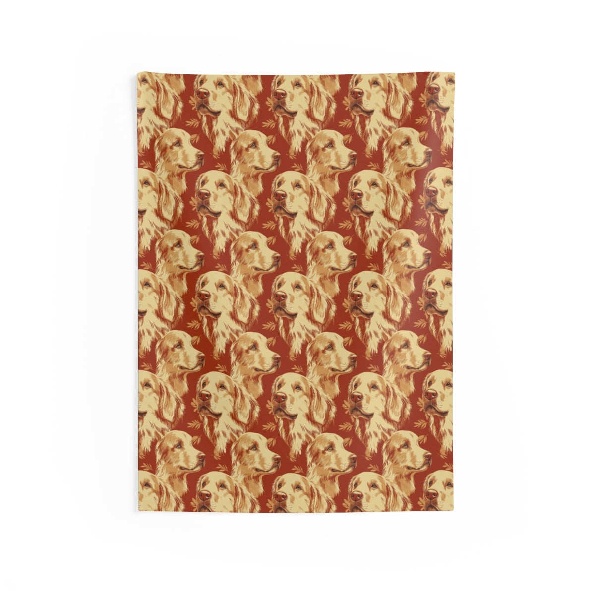 Autumn Reverie Retrievers Wall Tapestry