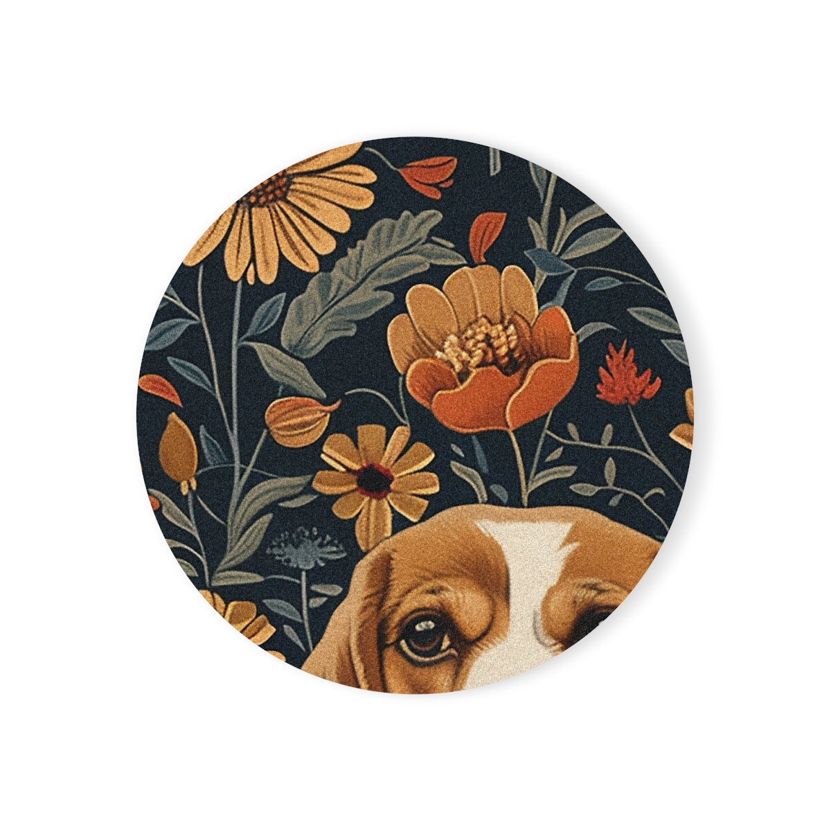 Autumn Tapestry Beagles Coasters