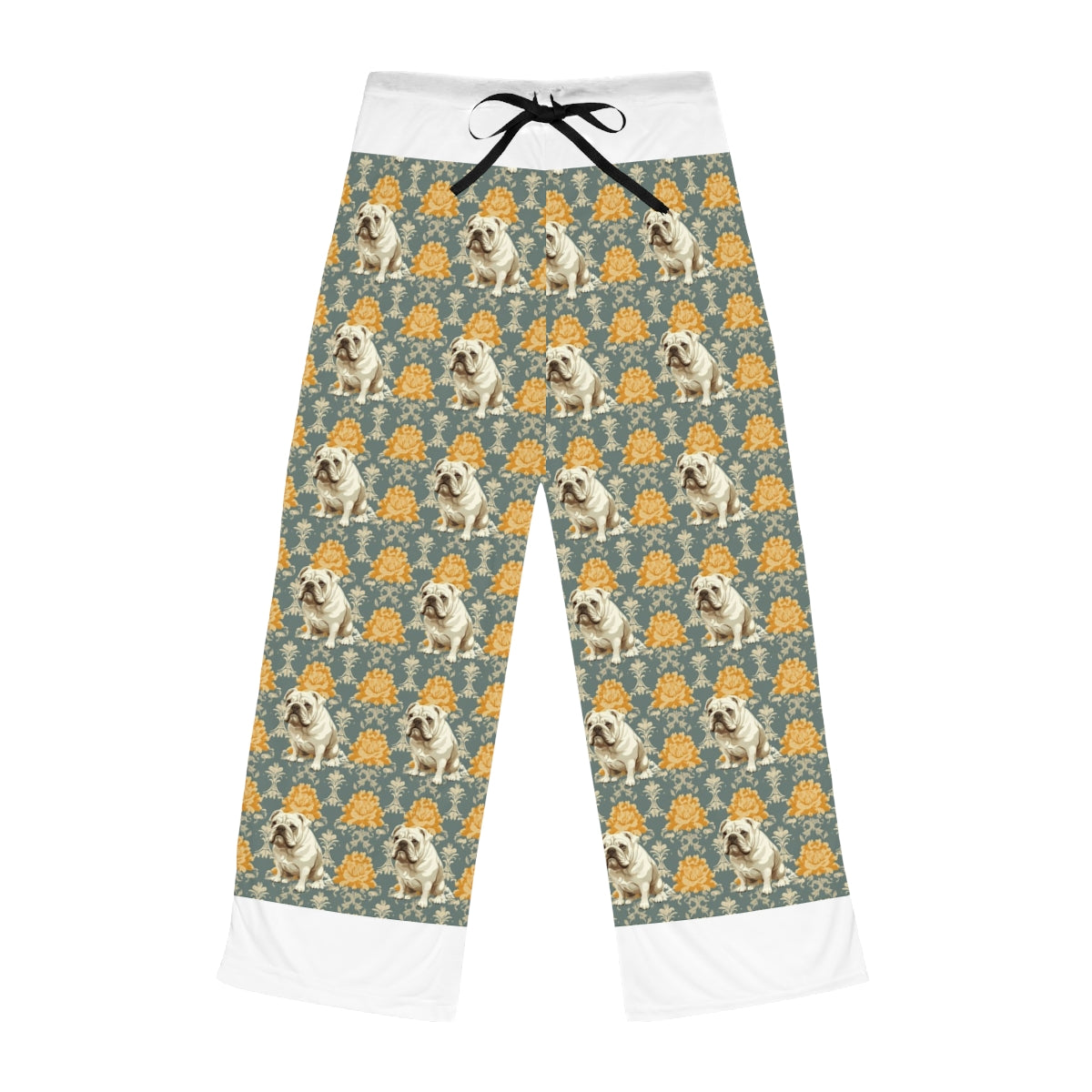 Baroque Blooms Bulldog Pajama Pants