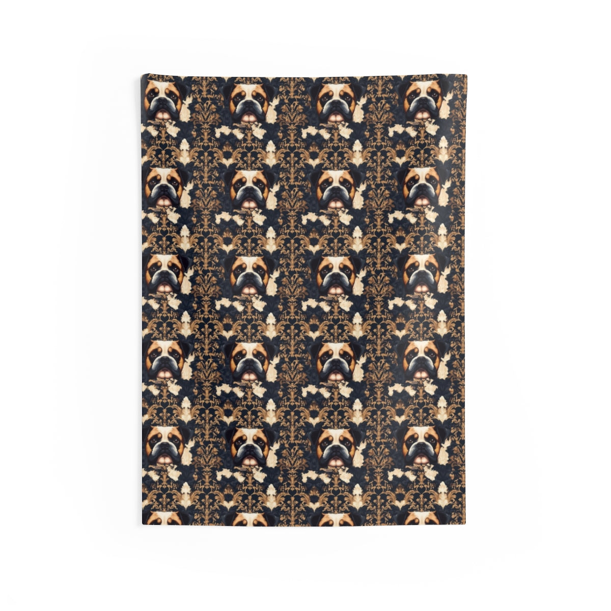 Baroque Boxer Royalty Wall Tapestry