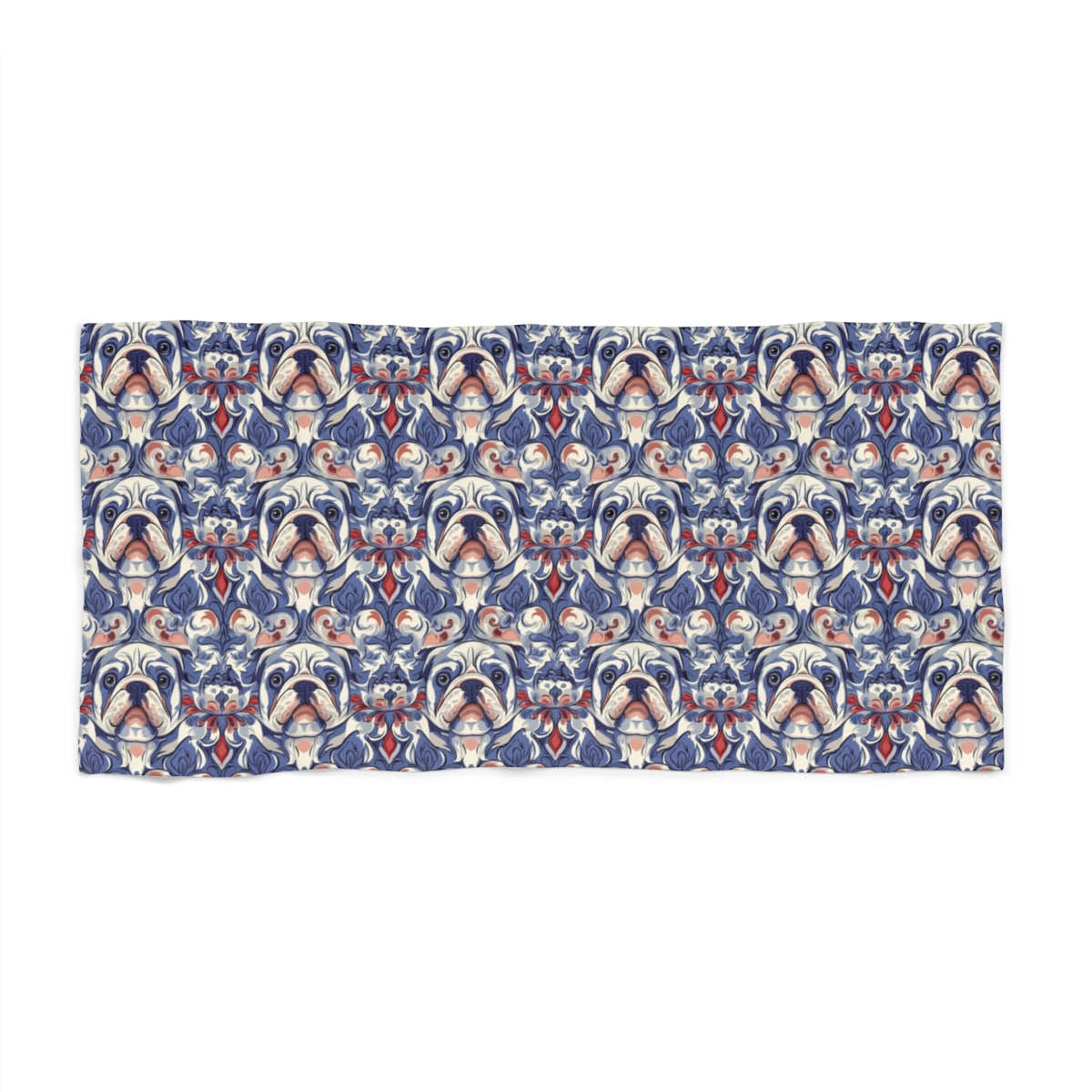 Baroque Bulldog Dreams Beach Towel