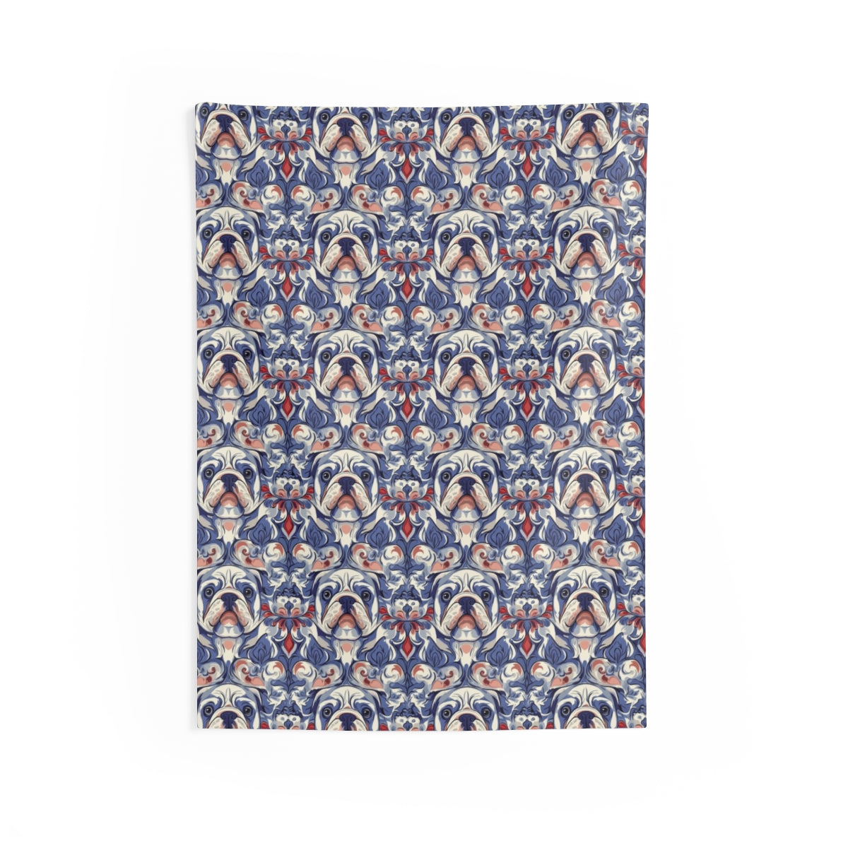 Baroque Bulldog Dreams Wall Tapestry