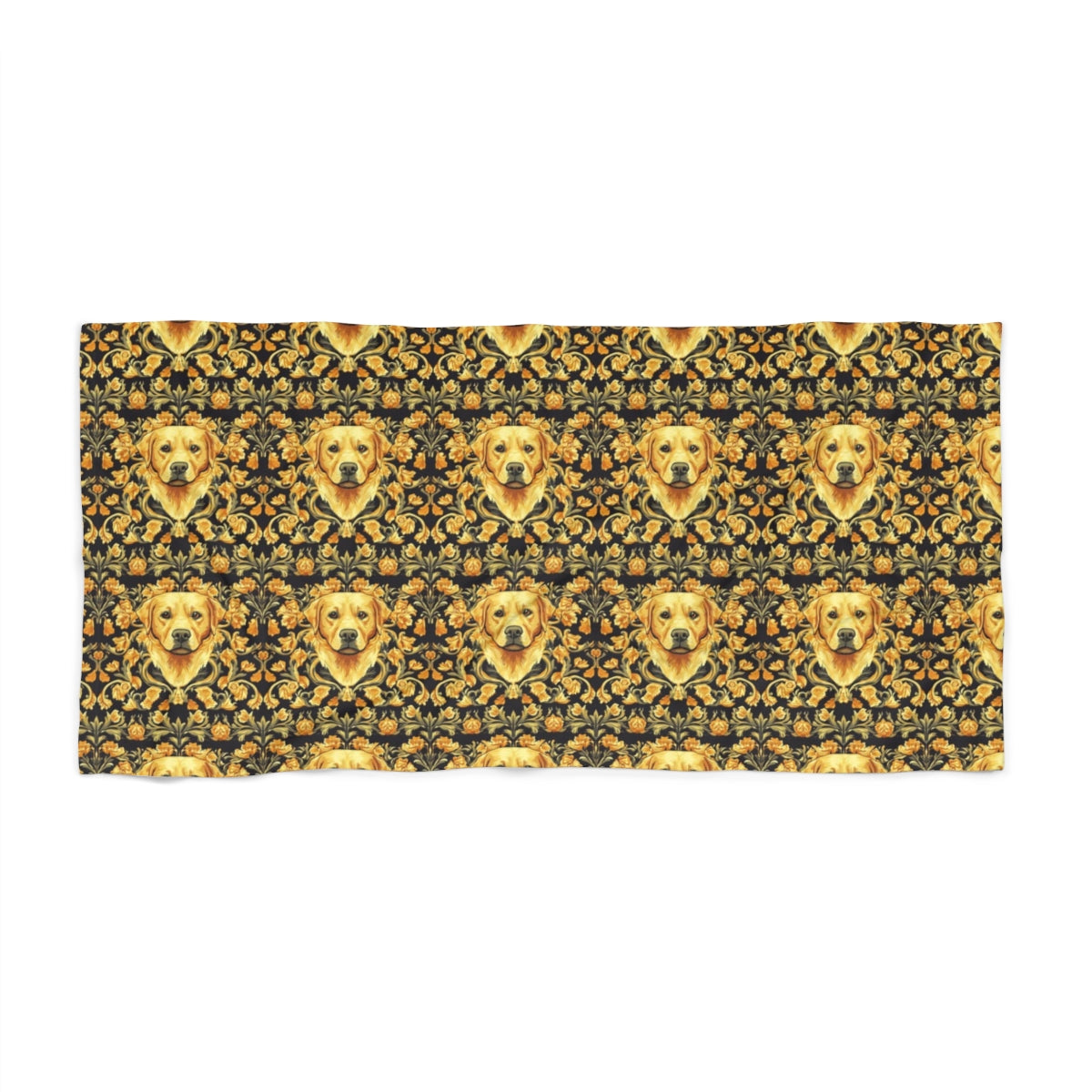 Baroque Golden Hour Beach Towel