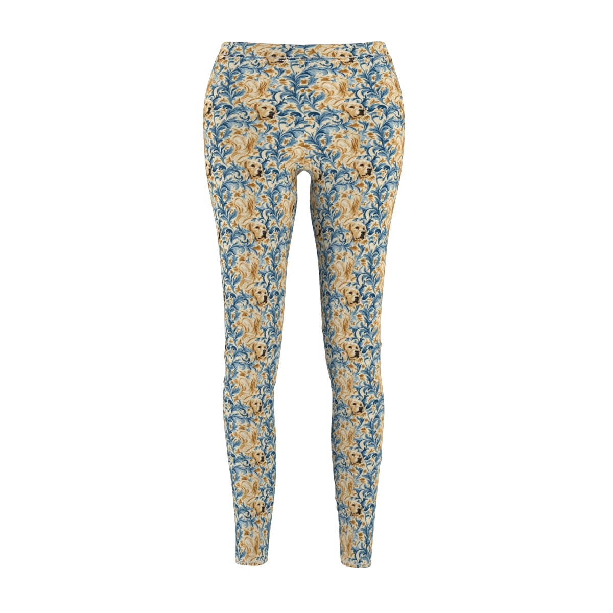 Baroque Golden Waves Leggings