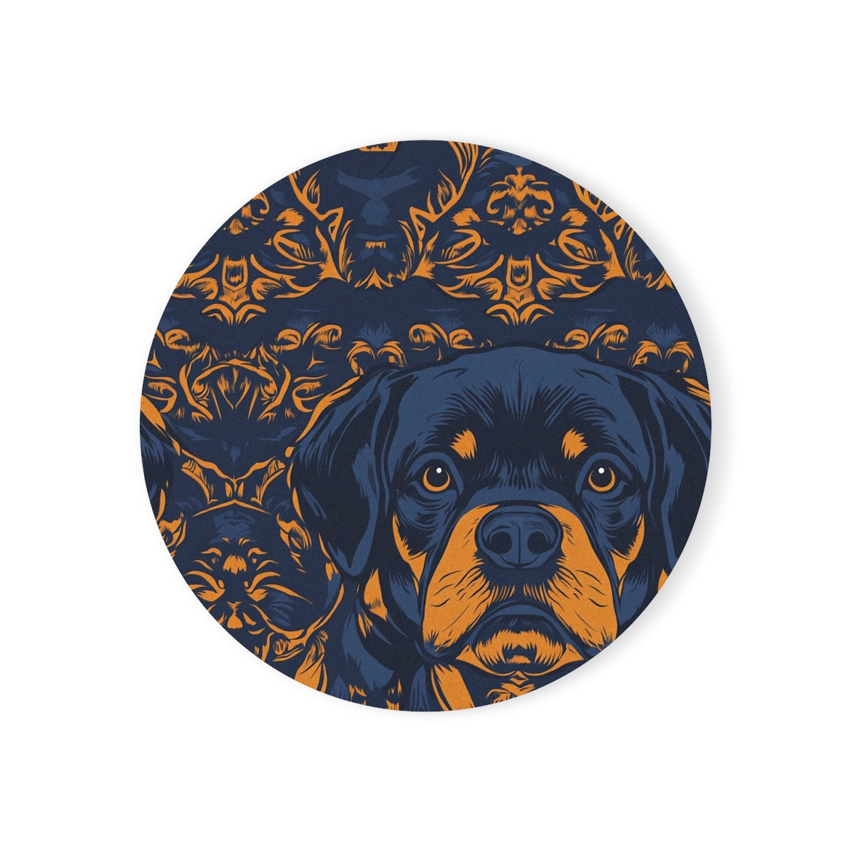 Baroque Nobility Rottweilers Coasters