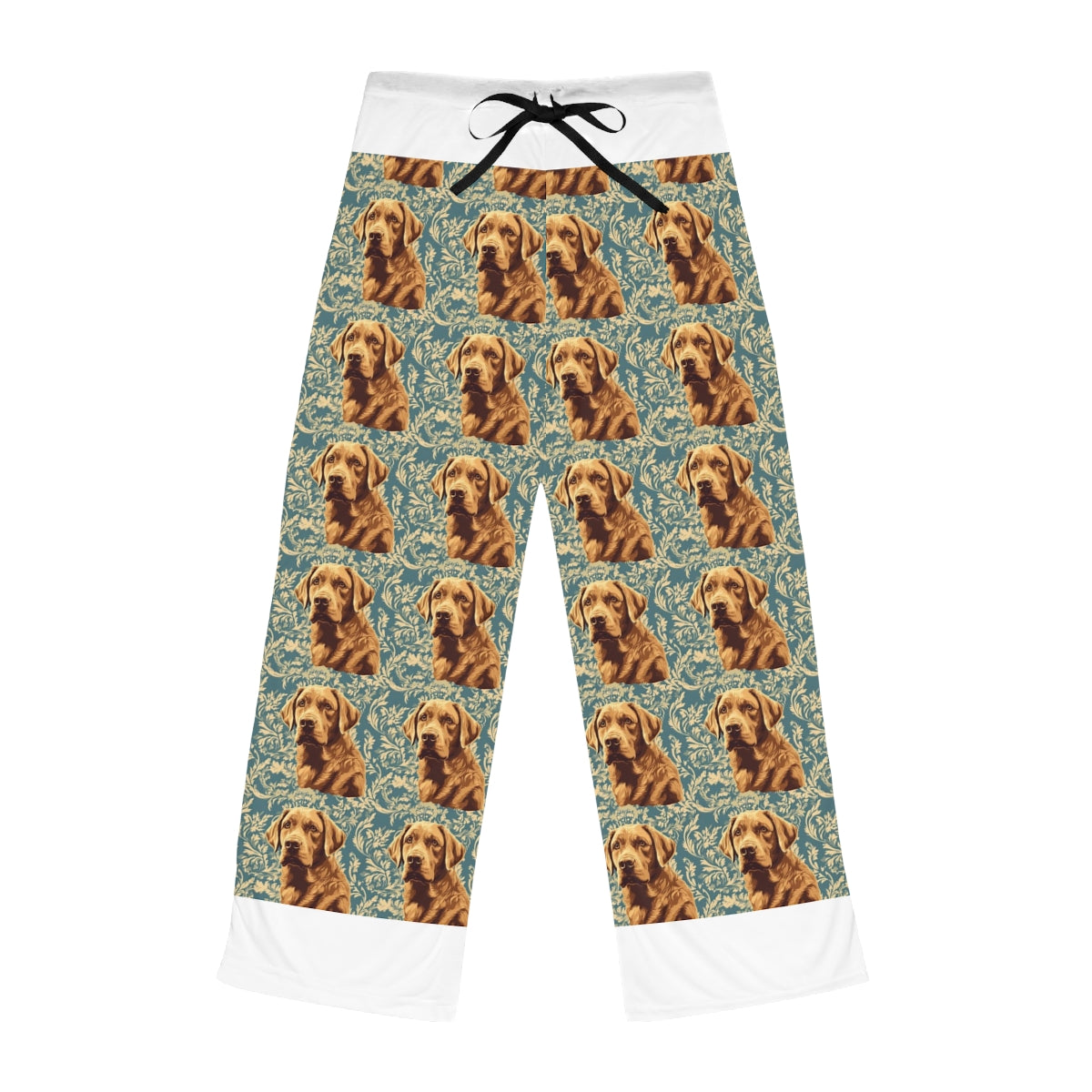 Baroque Teal Labradors Pajama Pants