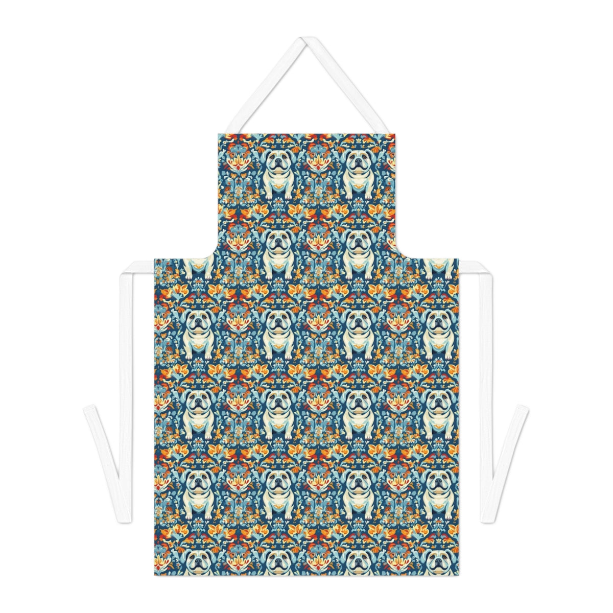 Bohemian Blooms Bulldogs Apron