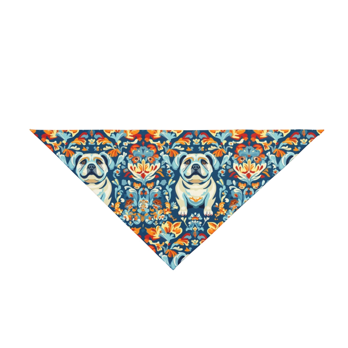 Bohemian Blooms Bulldogs Pet Bandana