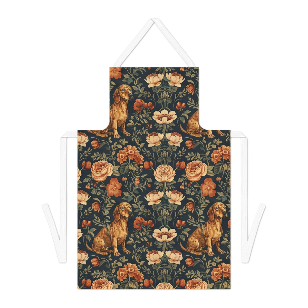 Botanical Tapestry Dachshunds Apron
