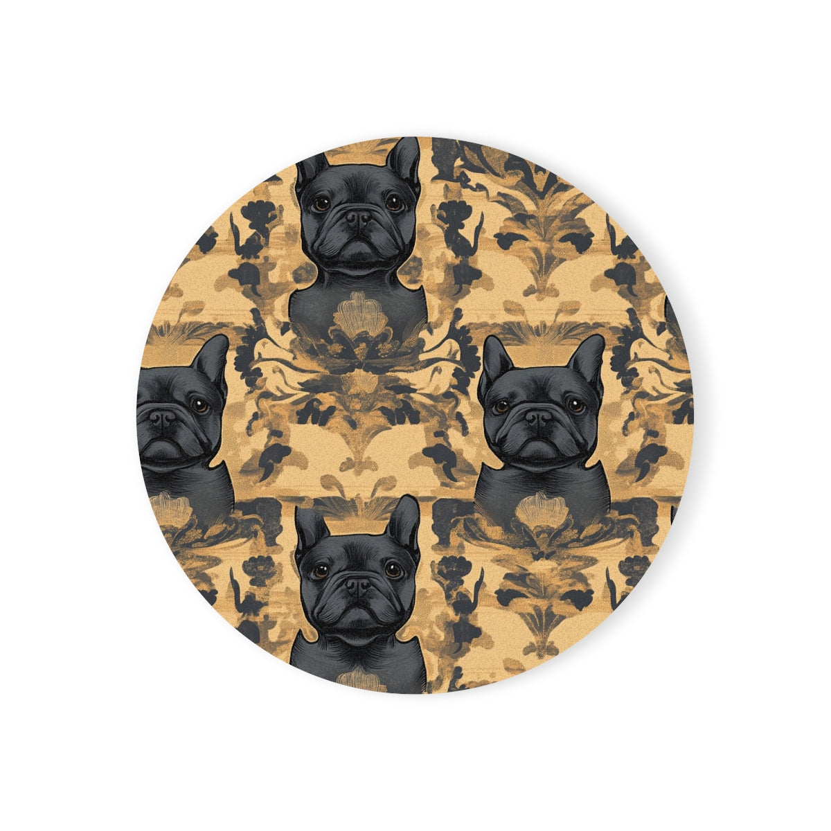 Bronze Majesty Frenchies Coasters