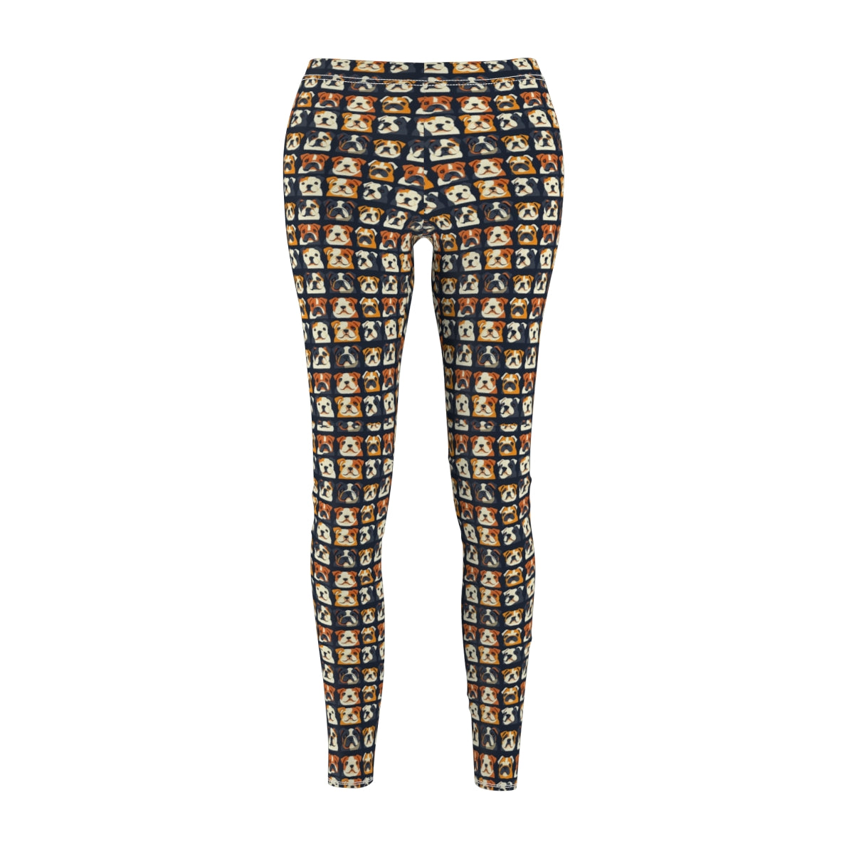 Bulldog Portrait Gallery Leggings