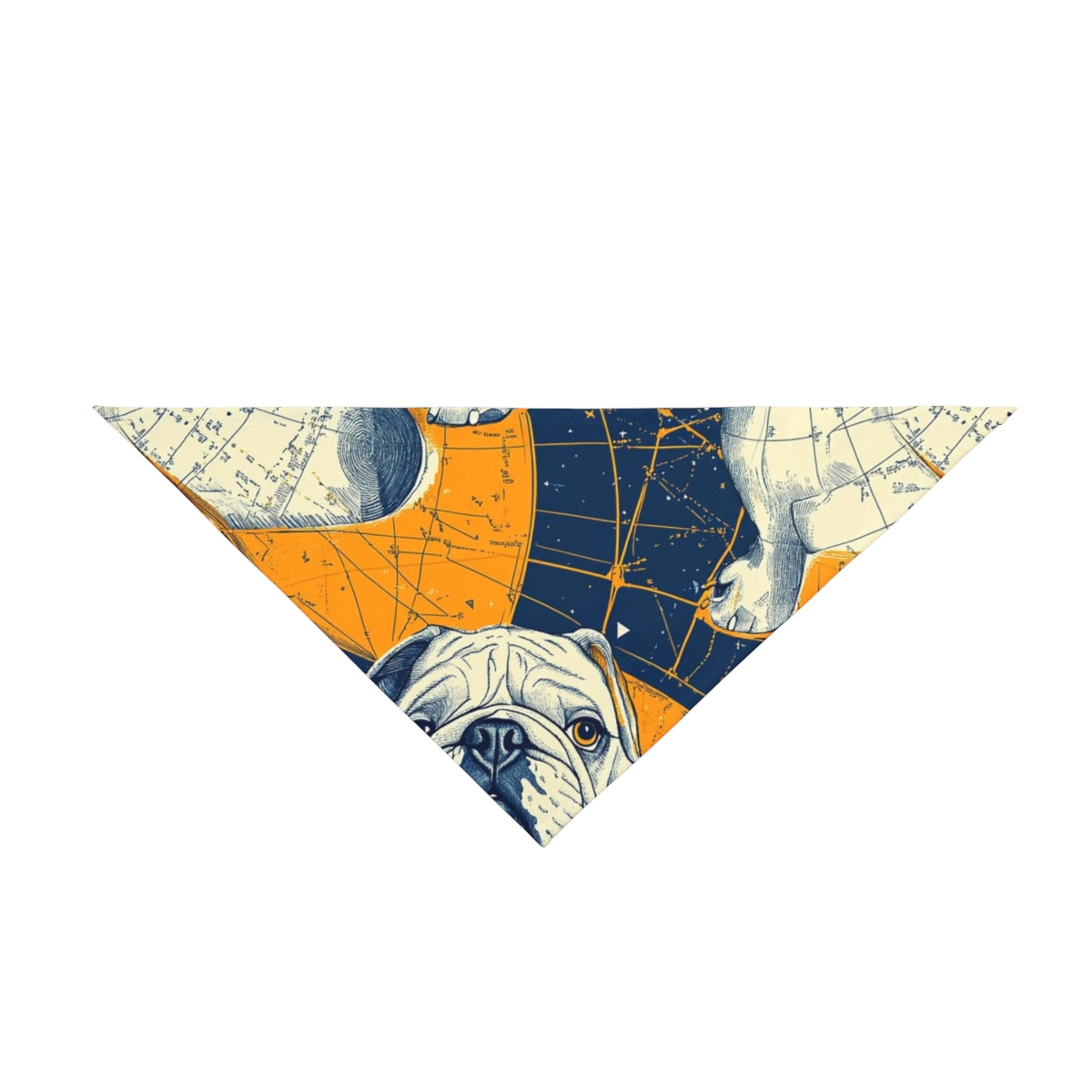 Celestial Navigator Bulldogs Pet Bandana