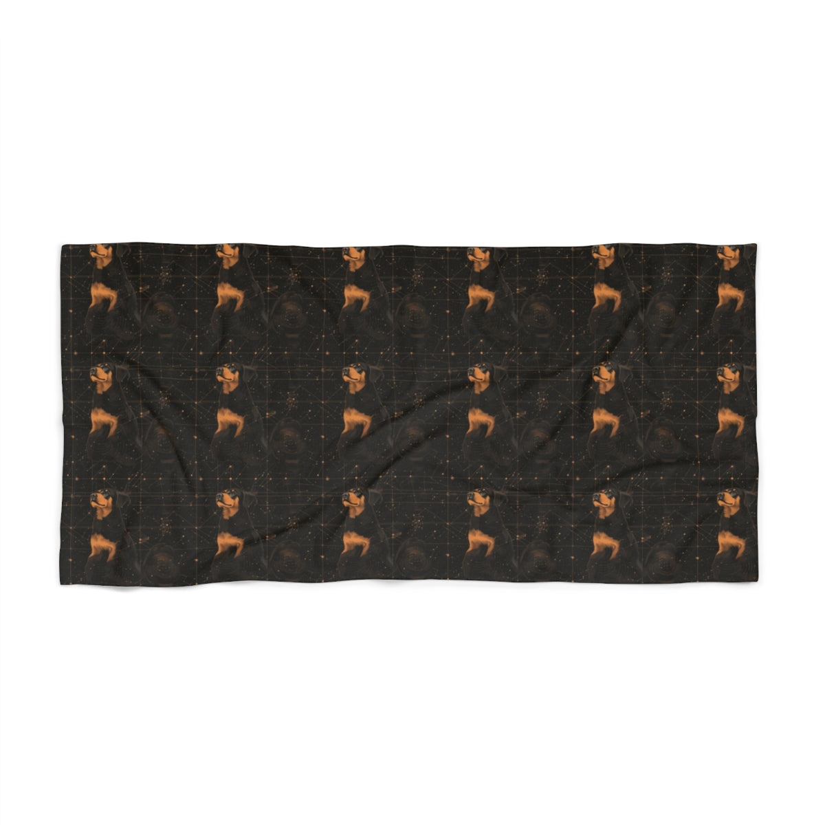 Celestial Navigator Rottweiler Beach Towel