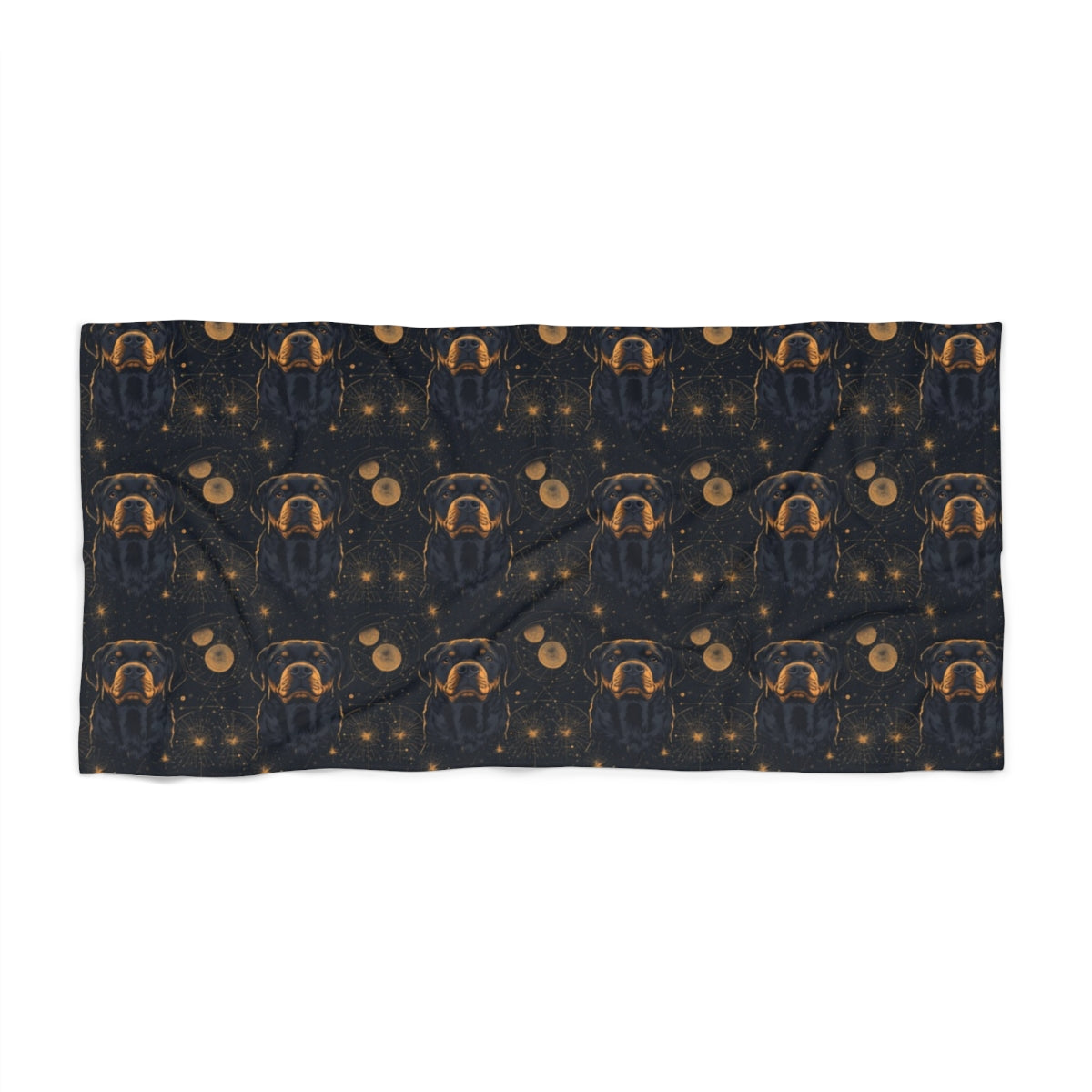 Celestial Navigator Rottweilers Beach Towel