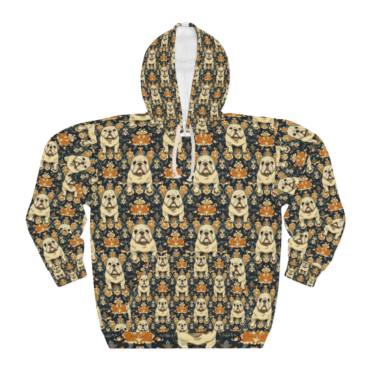 Charcoal Baroque Bulldogs Hoodie