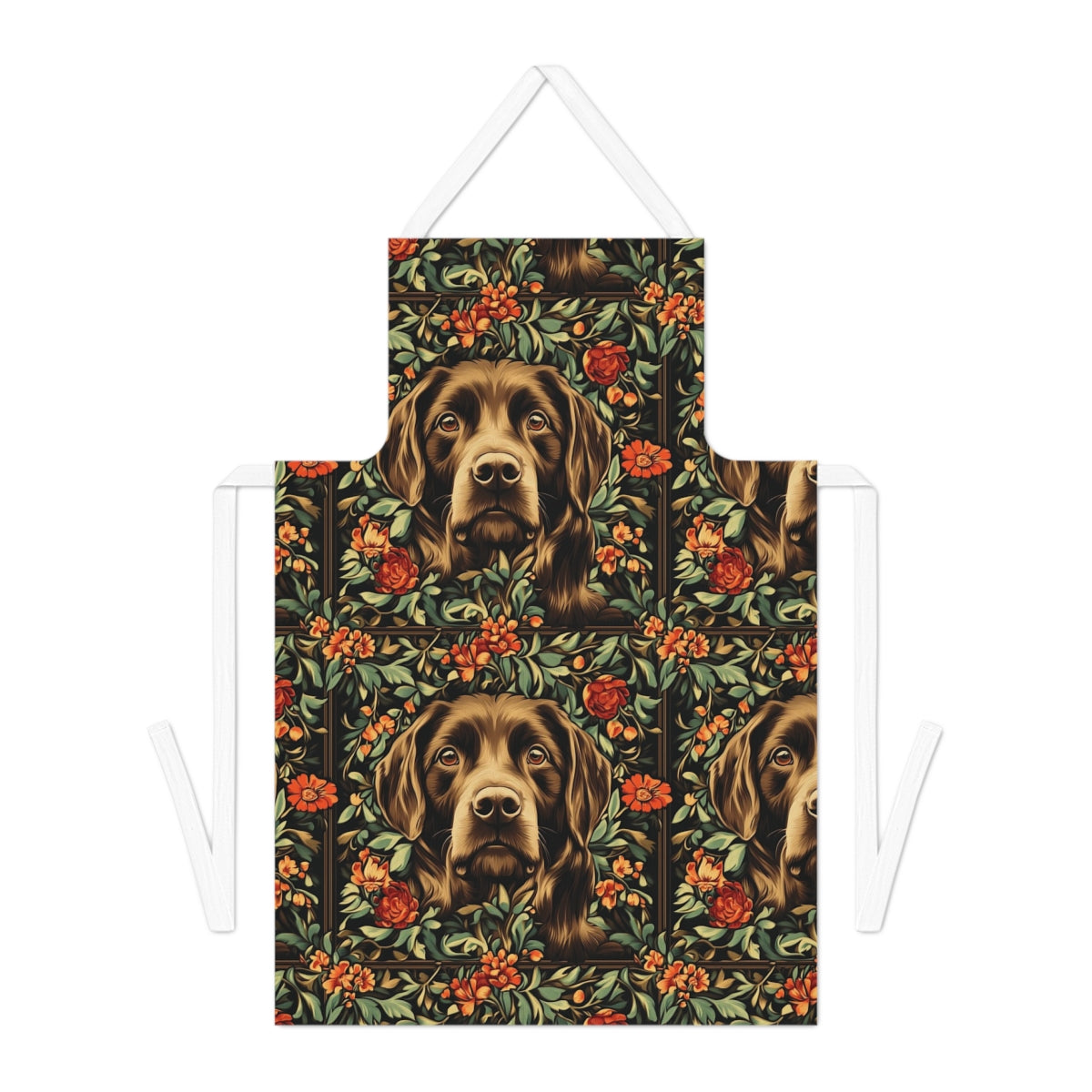 Charcoal Tapestry Labs Apron