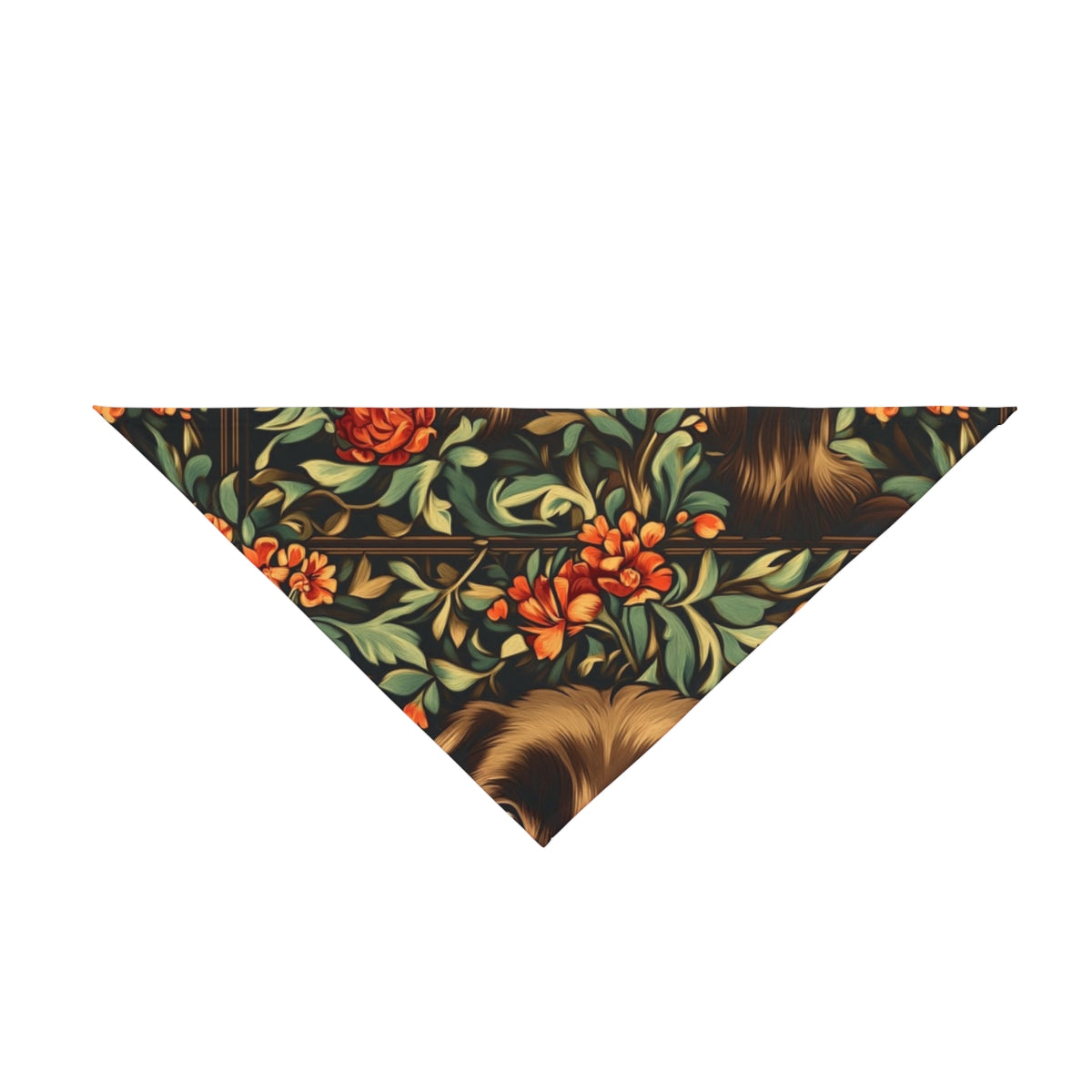 Charcoal Tapestry Labs Pet Bandana