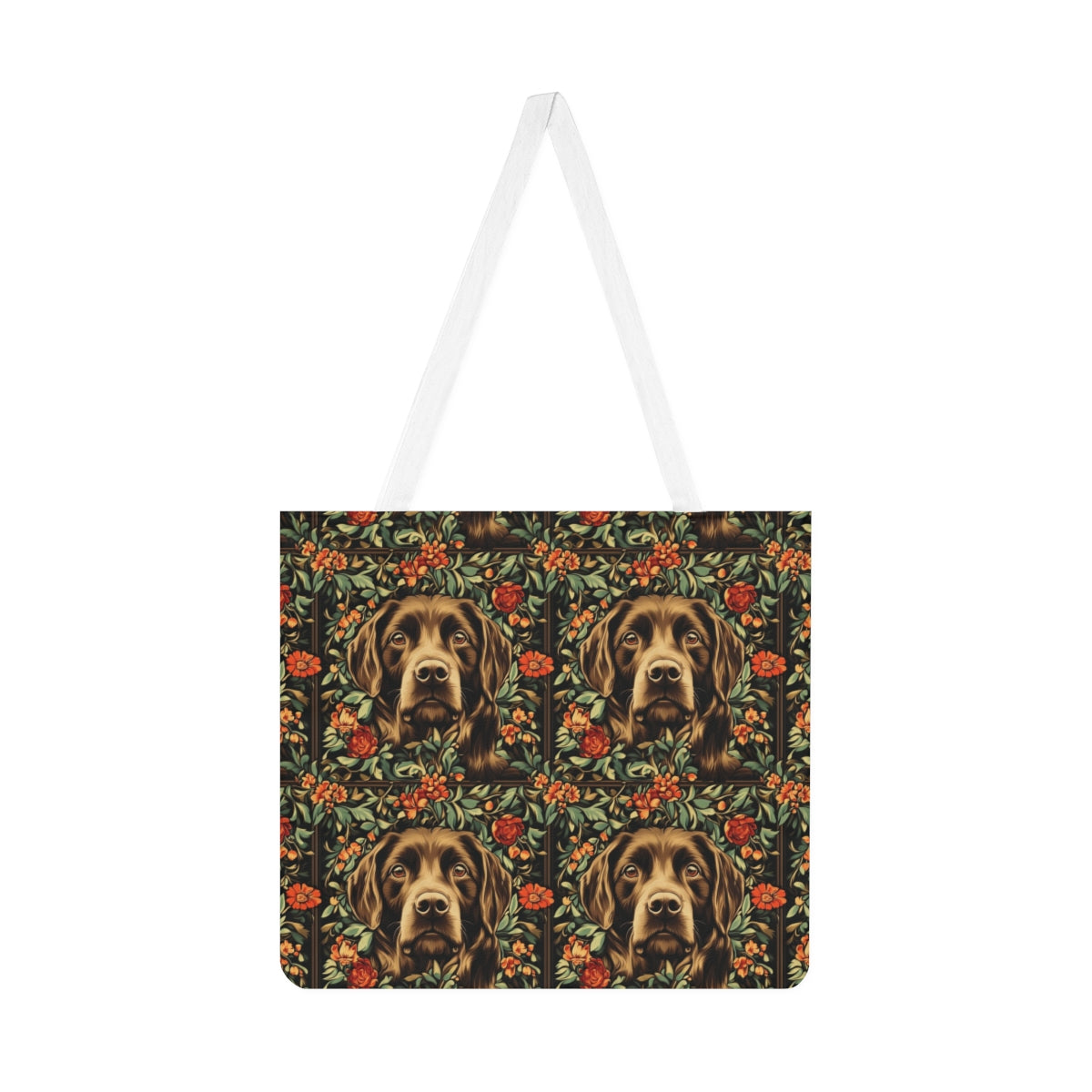 Charcoal Tapestry Labs Tote Bag