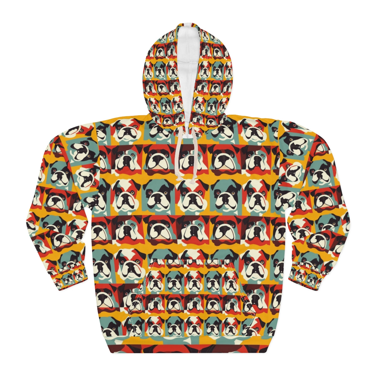 Coral Bulldog Brigade Hoodie