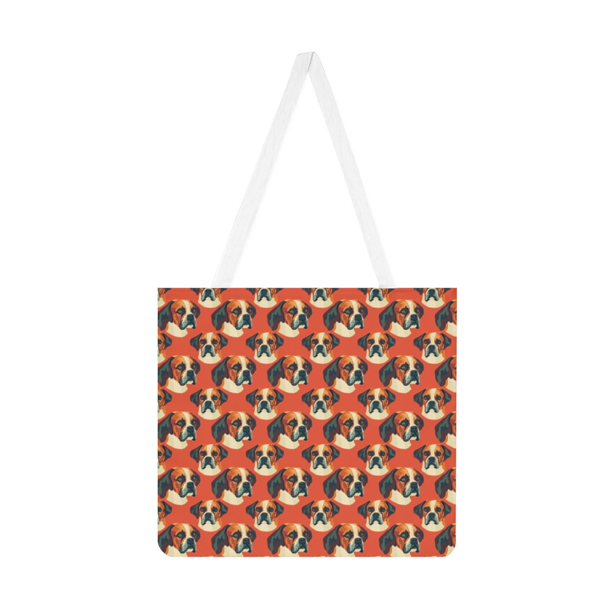 Coral Canvas Boxers Tote Bag