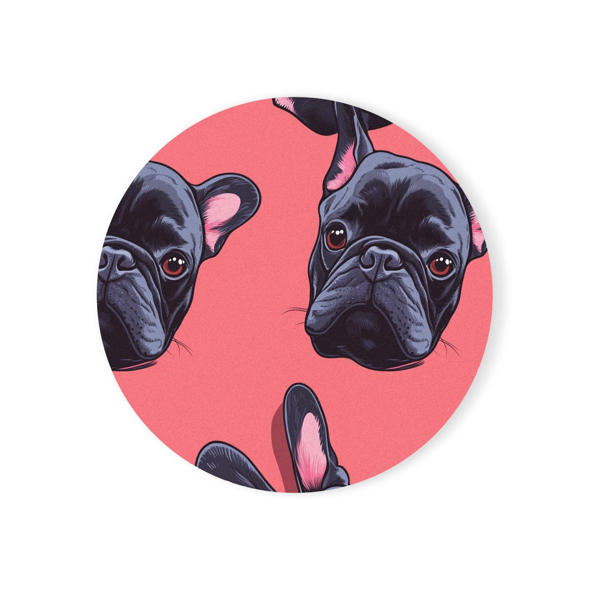 Coral Dreams Frenchies Coasters